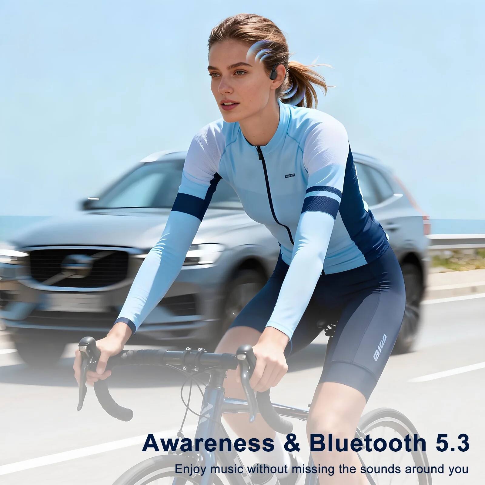 Awareness & Bluetooth 5.3  
Enjoy music without missing the sounds around you