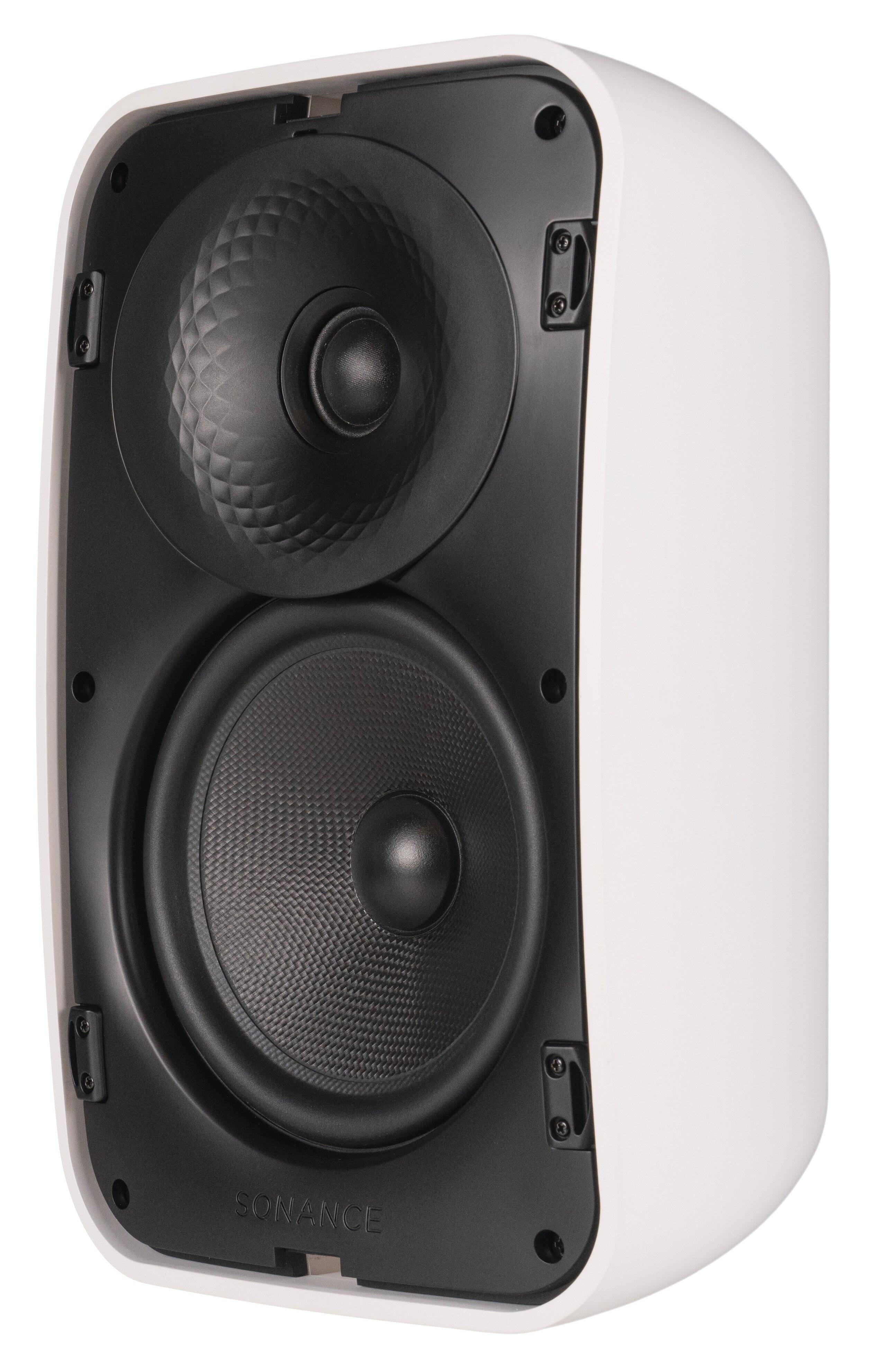 Back. Sonance - MX62 - Mariner MX Series 6-1/2" 2-Way Outdoor Surface Mount Speakers (Pair) - Paintable White.