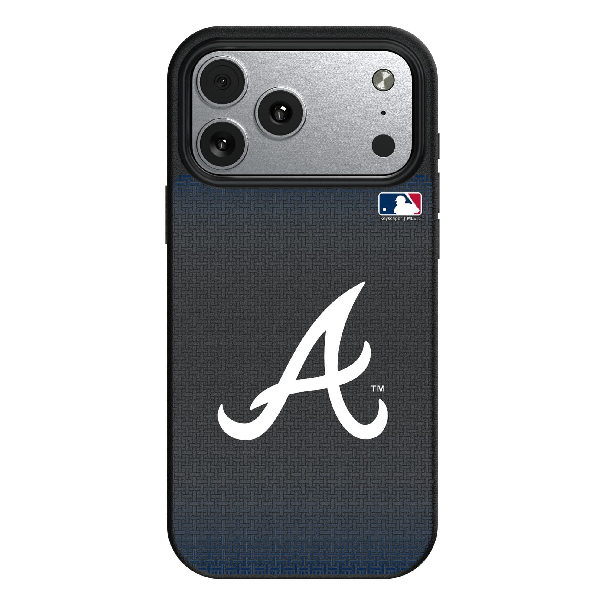 Keyscaper - MLB - Atlanta Braves Linen Logo iPhone Magnetic Bump Case - 17 Pro - Black price history on PriceWatchPro