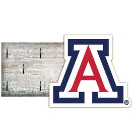 Fan Creations - Arizona Wildcats 6" x 12" Mounted Key Holder - Multicolor