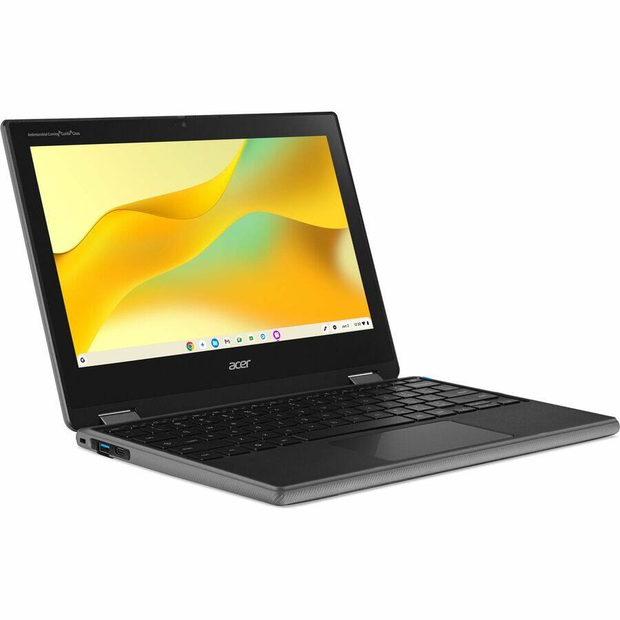 Alt View 1. Acer - Acer Chromebook Spin 311 R725T R725T-892V 11.6" Touchscreen Rugged Convertible 2 in 1 Chromebook - HD - 60 Hz - MediaTek - Black.