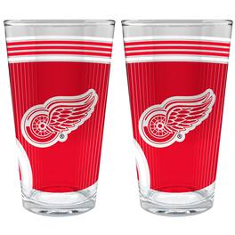 Great American Products - Detroit Red Wings Two-Piece 16oz. Pint Glass Set - Multicolor