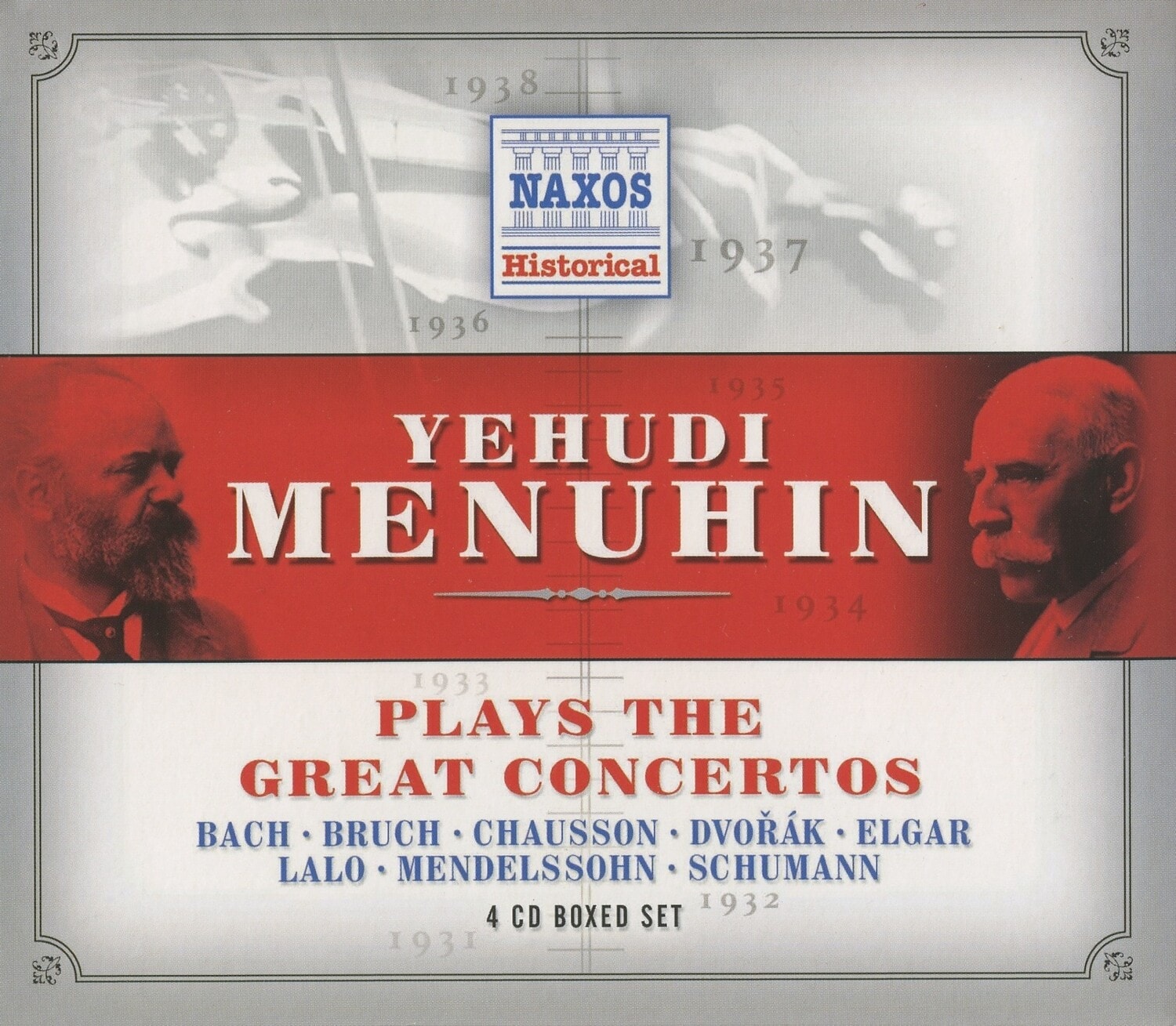 Menuhin Plays Great Concertos - Menuhin Plays Great Concertos  - COMPACT DISCS