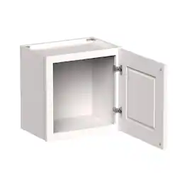 Boyel Living - 18-in W x 18-in H x 12-in D Shaker RTA Kitchen Wall Cabinet with Soft-Close Doors - Glacier White