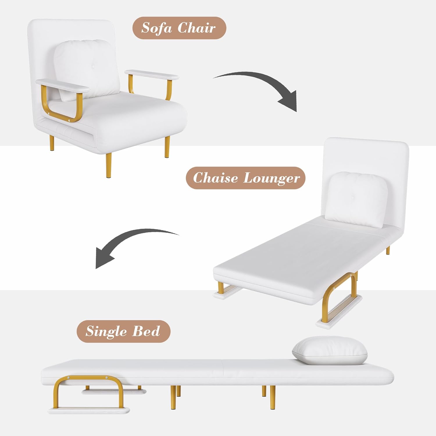 Sofa Chair  
Chaise Lounger  
Single Bed