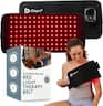 LifePro - Red Light Therapy Belt 660nm 850nm Infrared Red Light Therapy for Body Back and Shoulder - Mini Black Red Light