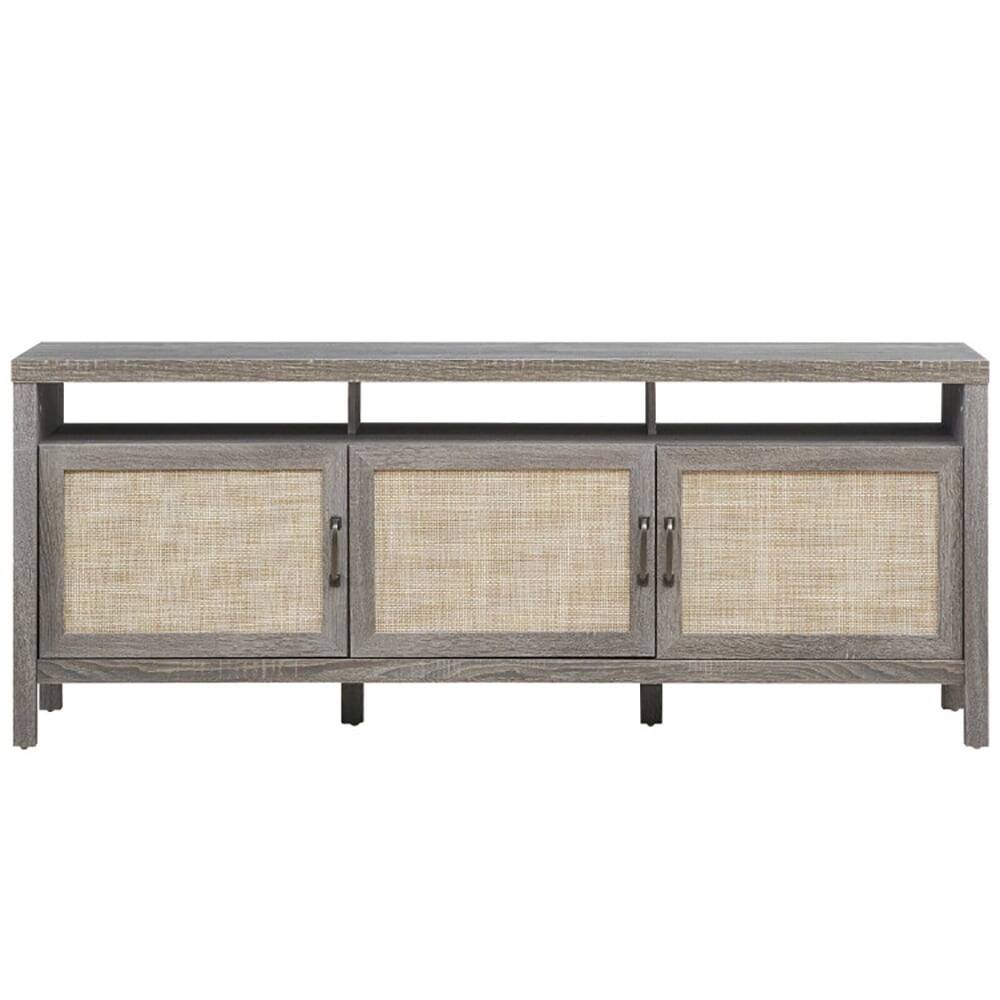 Front. Pefilos - Universal TV Entertainment Media Center for TV's up to 65 Inch-Gray, Mid Century Modern Living Room Bedroom TV Stand - Gray.