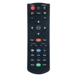 ZdalaMit - Replacement Remote fit for OPTOMA Projector W415 EH415E-M EH415ST W412 DH1017 EH515T W415E WU515T W319UST EH415 ZW400UST - Black