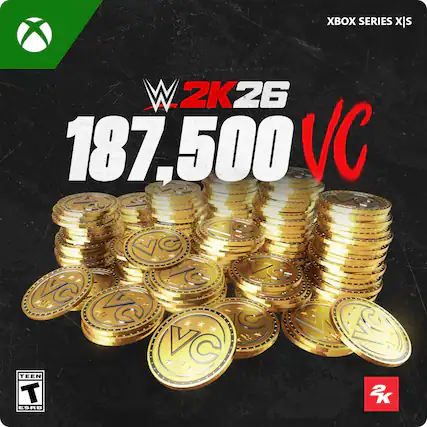 XBOX SERIES X|S
WWE 2K26
187,500 VC
TEEN
ESRB