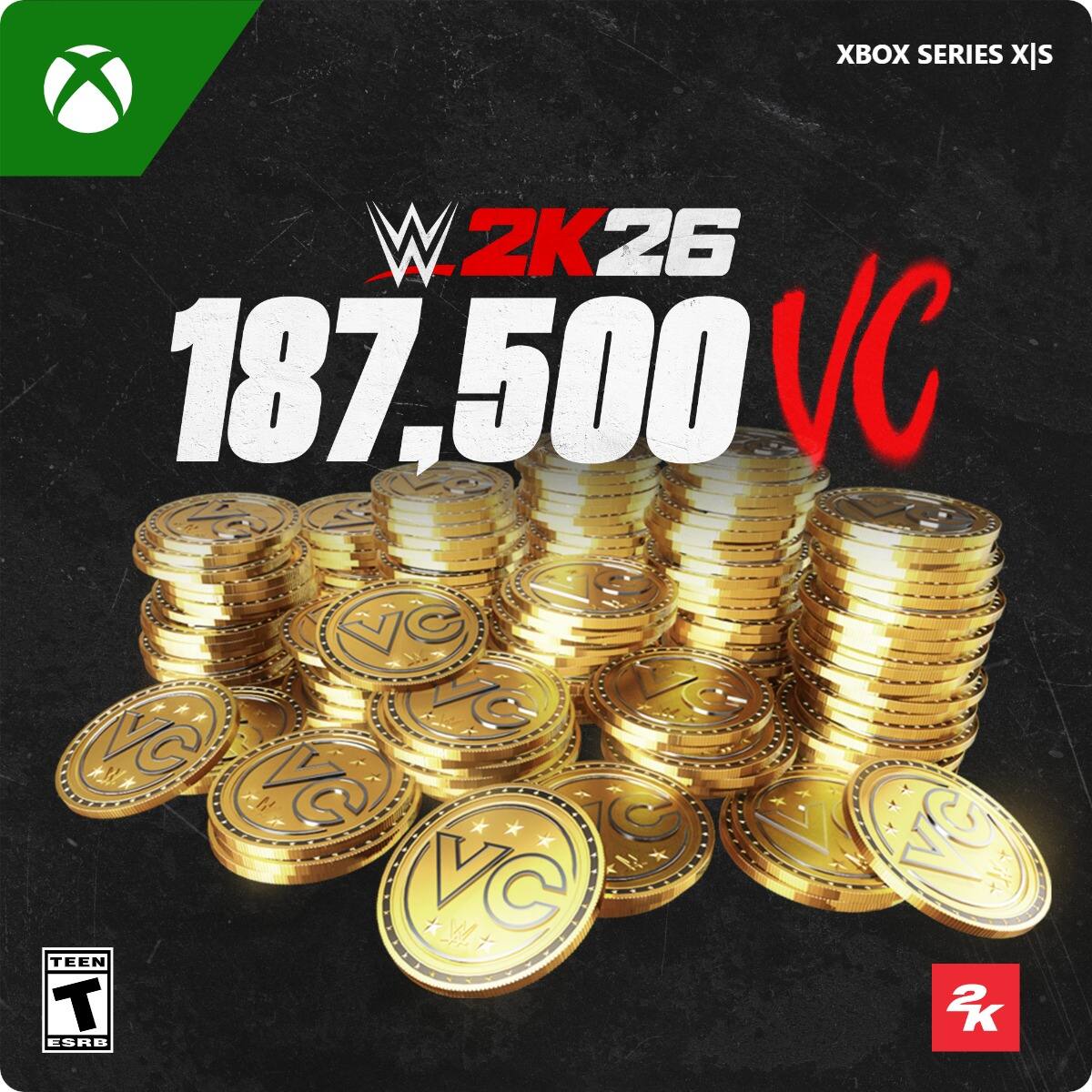 XBOX SERIES X|S  
WWE 2K26  
187,500 VC  
TEEN  
ESRB