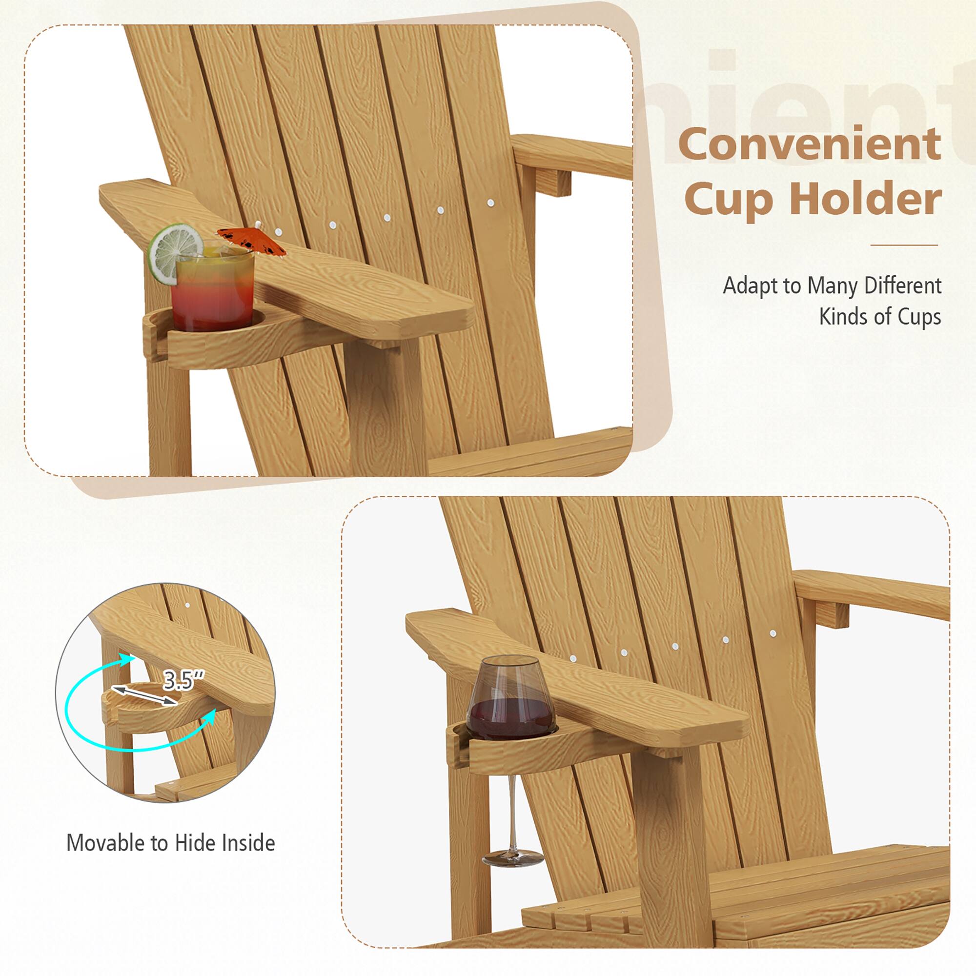 Convenient Cup Holder, Adapt to Many Different Kinds of Cups, 3.5", Movable to Hide Inside