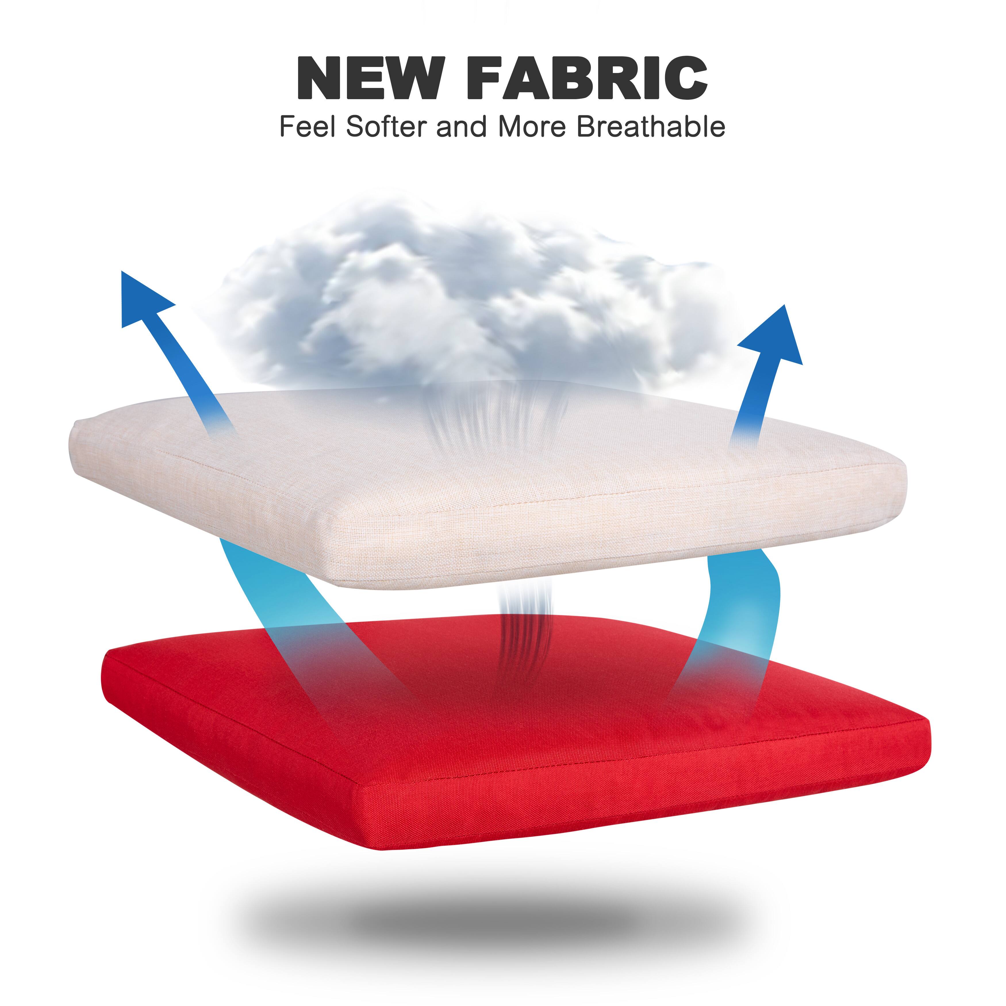 NEW FABRIC  
Feel Softer and More Breathable