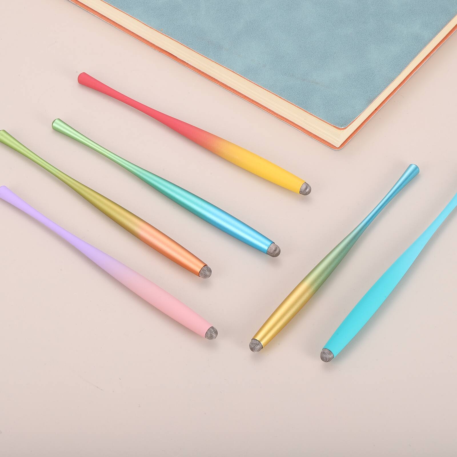 Alt View 4. Unique Bargains - Slim Waist Stylus Pens for Touch Screen, High Sensitivity Universal Capacitive Digital Stylus for Phone, Tablets, Laptop - Blue.