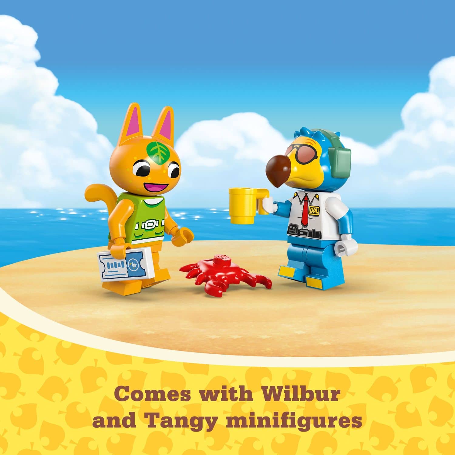 Comes with Wilbur and Tangy minifigures.