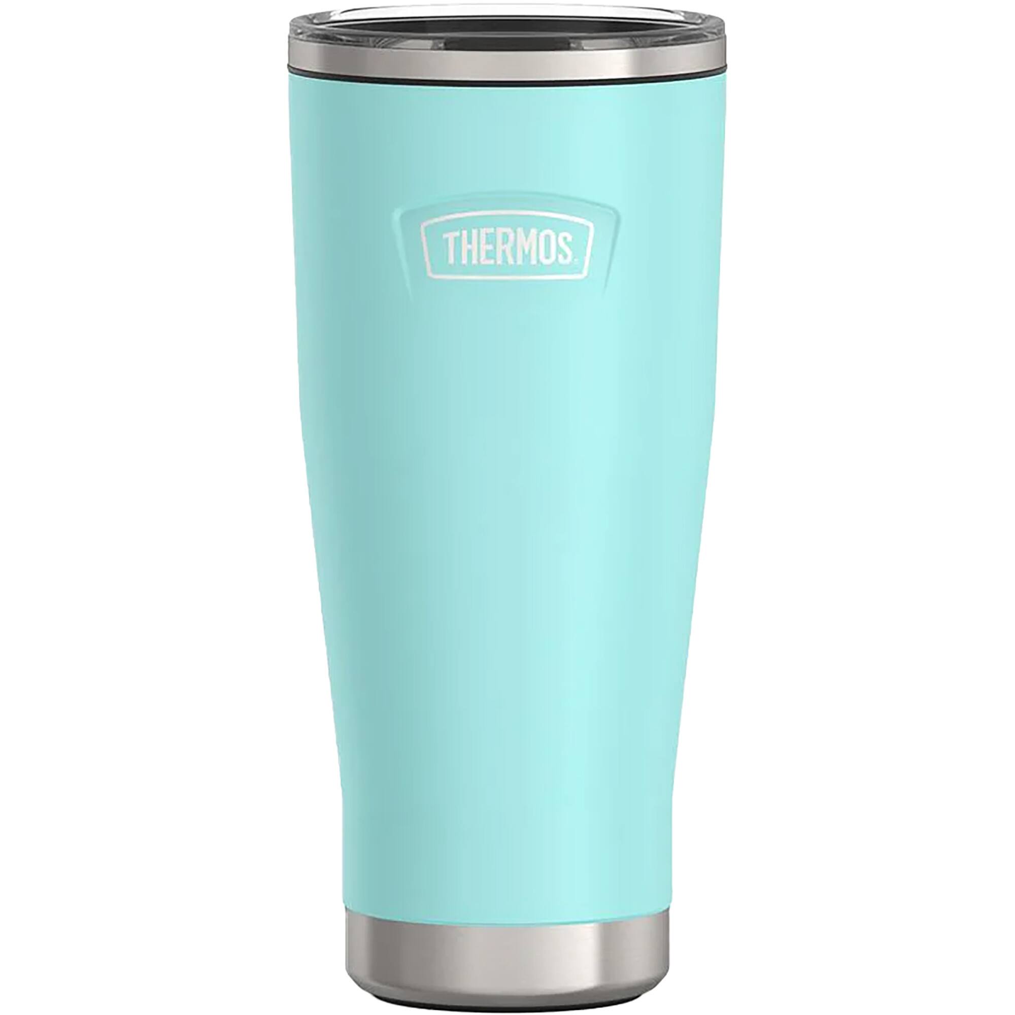 Front. Thermos - Thermos 18 oz. Icon Vacuum Insulated Stainless Steel Tumbler - Sea Green - Sea Green.