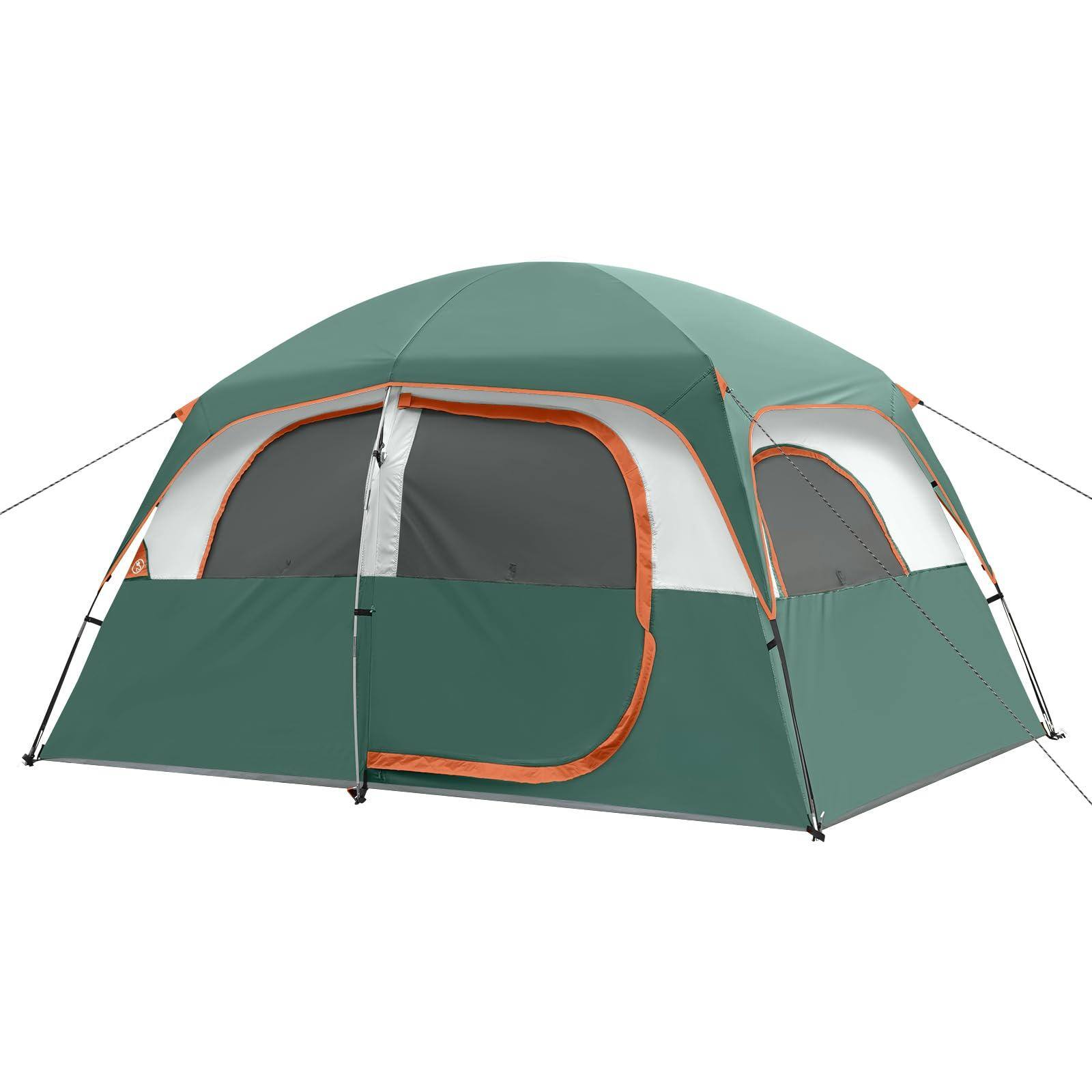 Dark Green-6 6 Person Tent