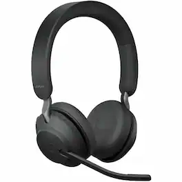 Jabra - Evolve2 65 Headset - Microsoft Teams Certification - Stereo - Wireless - Bluetooth - 98.4 ft - On-ear - Blue