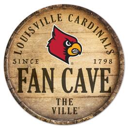 WinCraft - Louisville Cardinals 14'' Circular Wood Sign - Multicolor