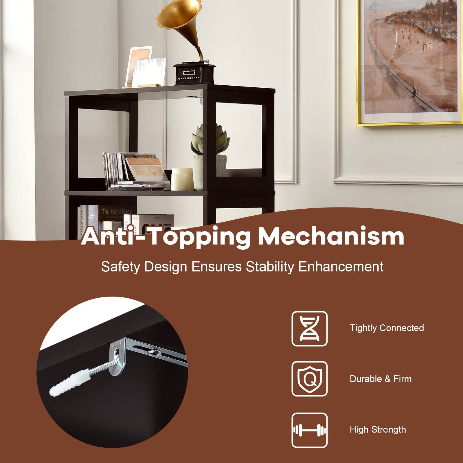 The Hotel Book | I Ca Anti-Topping Mechanism | Safety Design Ensures Stability Enhancement | Tightly Connected | Durable & Firm | High Strength