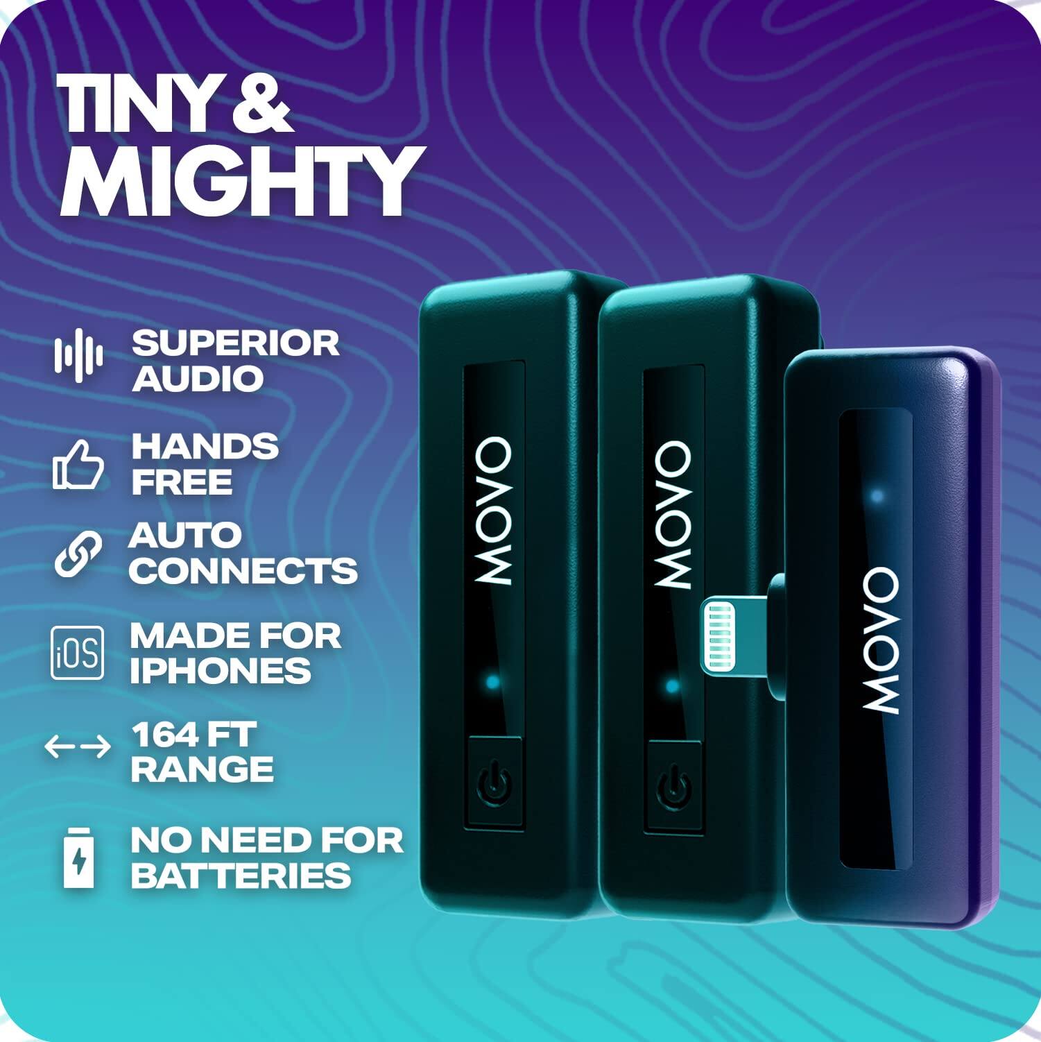 TINY & MIGHTY

- SUPERIOR AUDIO
- HANDS FREE
- AUTO CONNECTS
- MADE FOR IPHONES
- 164 FT RANGE
- NO NEED FOR BATTERIES