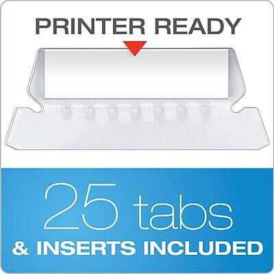 PRINTER READY

25 tabs & INSERTS INCLUDED