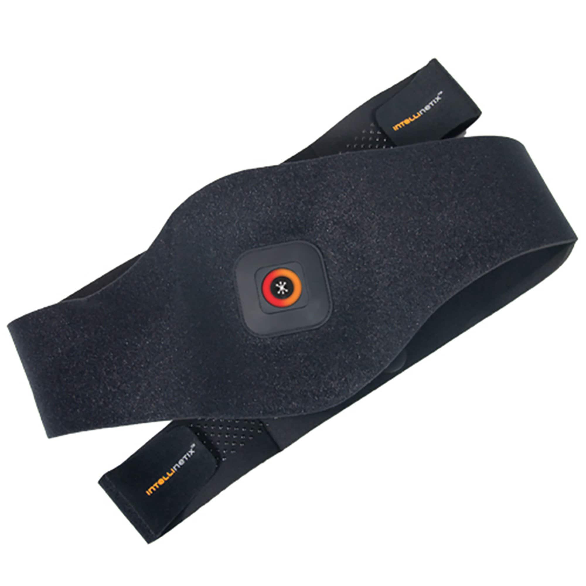 Front Zoom. BROWNMED - Heat + Vibration Therapy Wrap Intellinetix® Arm / Leg / Lumbar, One Size Fits Most - Black.