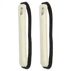 Front. Unique Bargains - 2pcs Universal Stylus Holder for Tablet Retractable Elastic Pen Sleeve Pouch for Tablet Case Notebook - Beige.