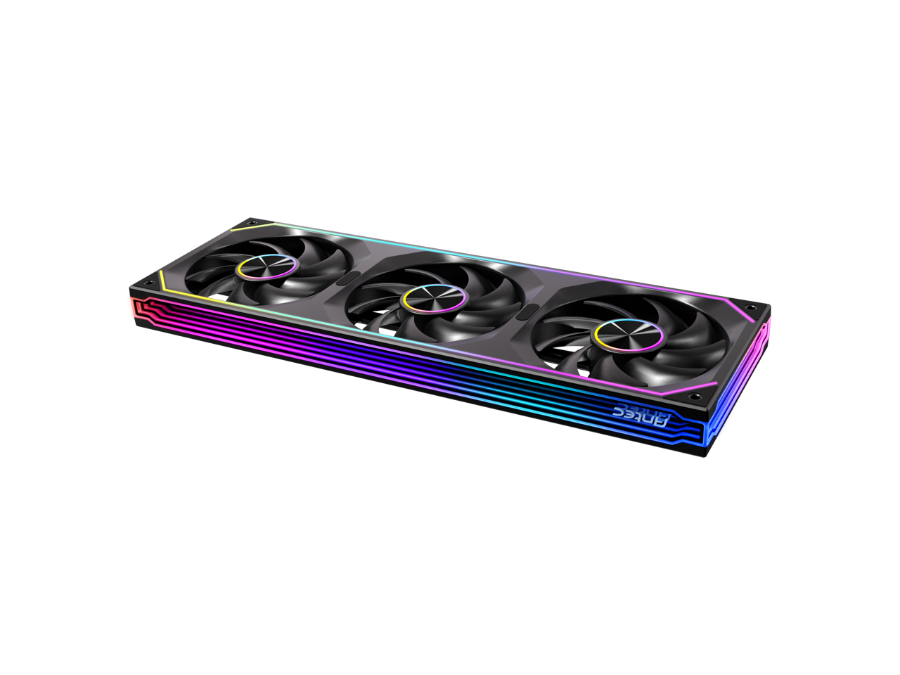 Alt View 8. Antec - Antec Infinity Matrix 360 ARGB, 360mm Fan, Dual-Cable, 4-Sided Mirror Lighting, PWM 1800 RPM - RGB.