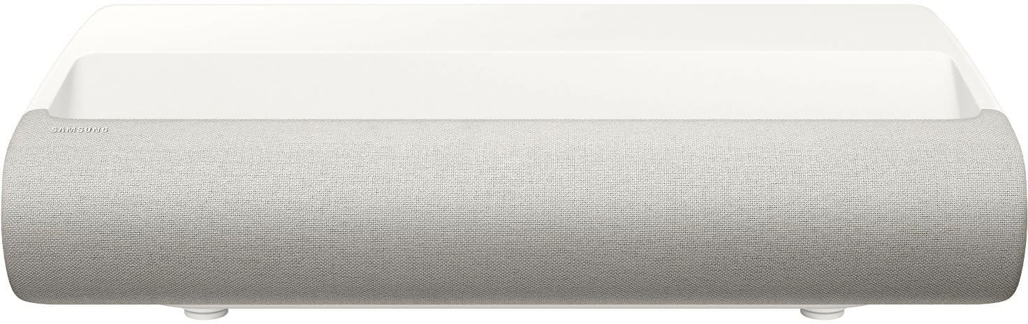 Front. Samsung - 120” Class LPU7D The Premiere 7 Laser Projector 4K UHD Smart TV - Warm White.