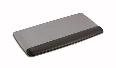 3M - Gel Wrist Rest with Platform for Keyboard, Non-Skid Base - Gray