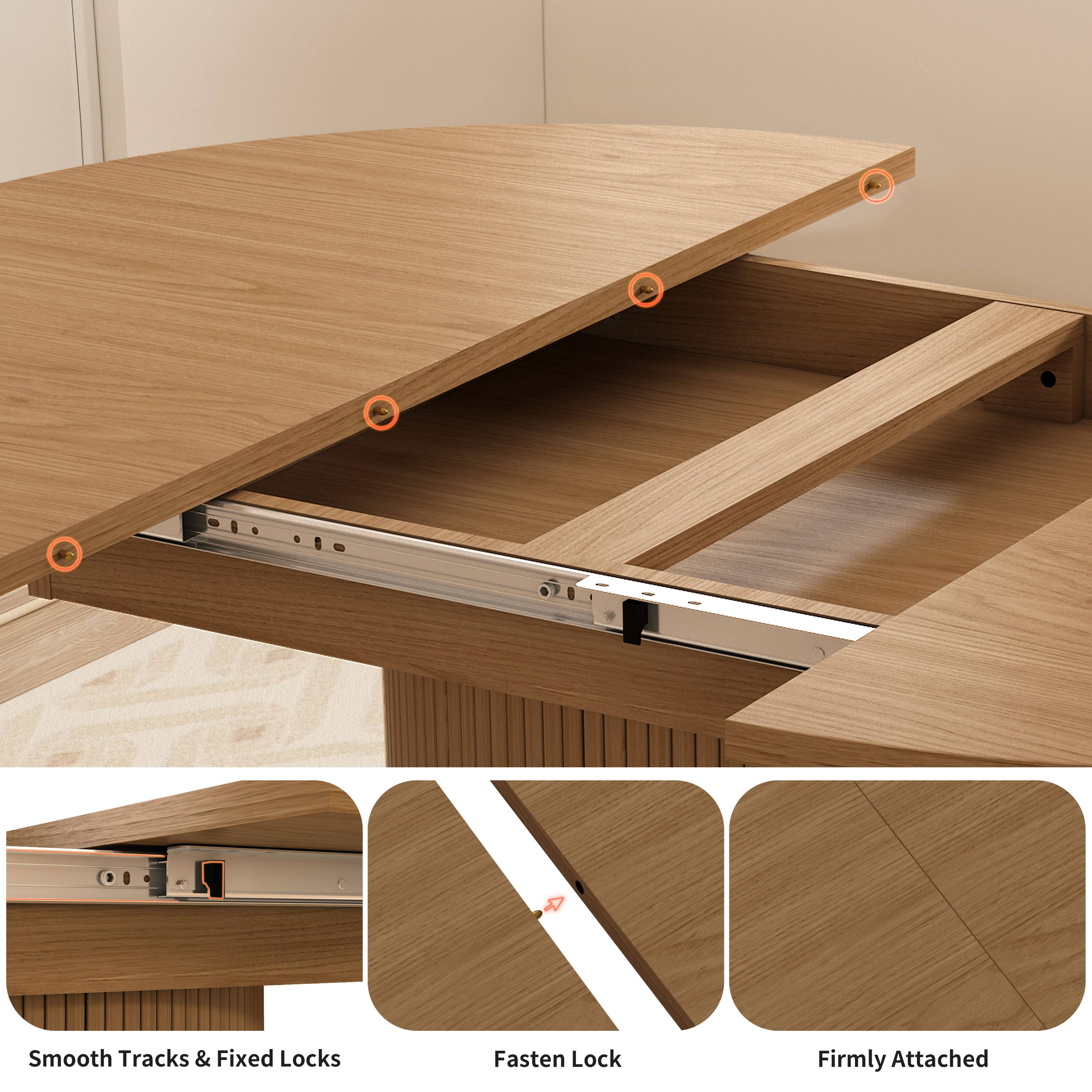Smooth Tracks & Fixed Locks  
Fasten Lock  
Firmly Attached