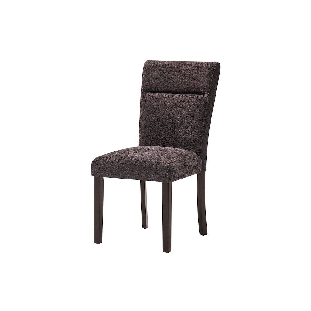 Left. Global Furniture USA - D8212 Brown Dining Chair - Dark Brown.