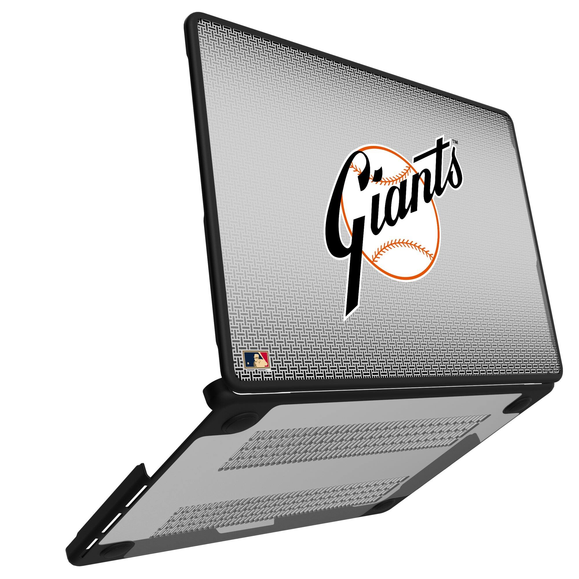 Alt View 1. Keyscaper - San Francisco Giants Linen MacBook Case - Pro 13 in - Multicolor.