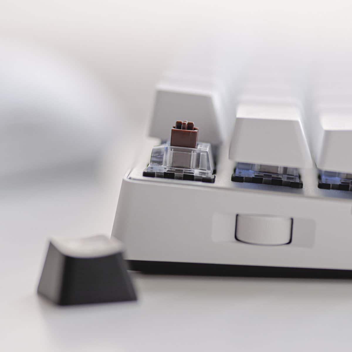 Alt View 22. Logitech - PRO X 60 LIGHTSPEED TKL 60% Wireless Mechanical GX Optical Tactile Switch Gaming Keyboard with LIGHTSYNC RGB for PC - White.