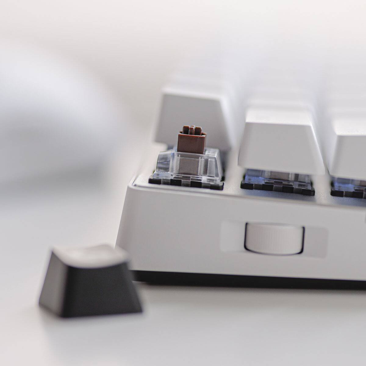 Alt View 22. Logitech - PRO X 60 LIGHTSPEED TKL 60% Wireless Mechanical GX Optical Tactile Switch Gaming Keyboard with LIGHTSYNC RGB for PC - White.