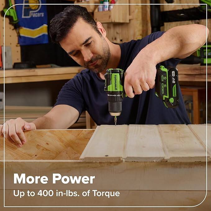 More Power  
Up to 400 in-lbs. of Torque