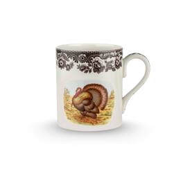 Spode - Woodland, 16 oz Mug - Brown - Brown/White