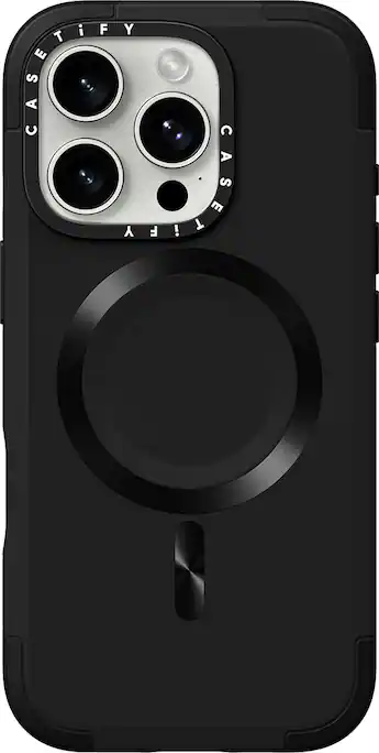 CASETiFY Force Case with MagSafe for Apple iPhone 16 Pro Black CTF CASETiFY Force Case with MagSafe for Apple iPhone 16 Pro Black CTF