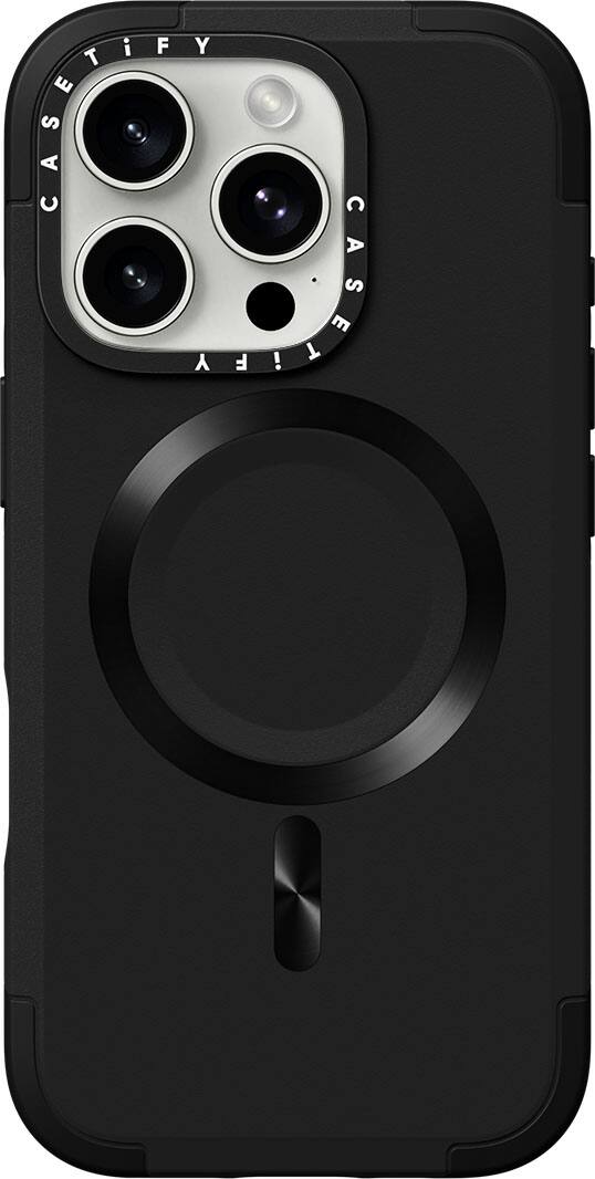 CASETiFY - Force Case with MagSafe for Apple iPhone 16 Pro - Black