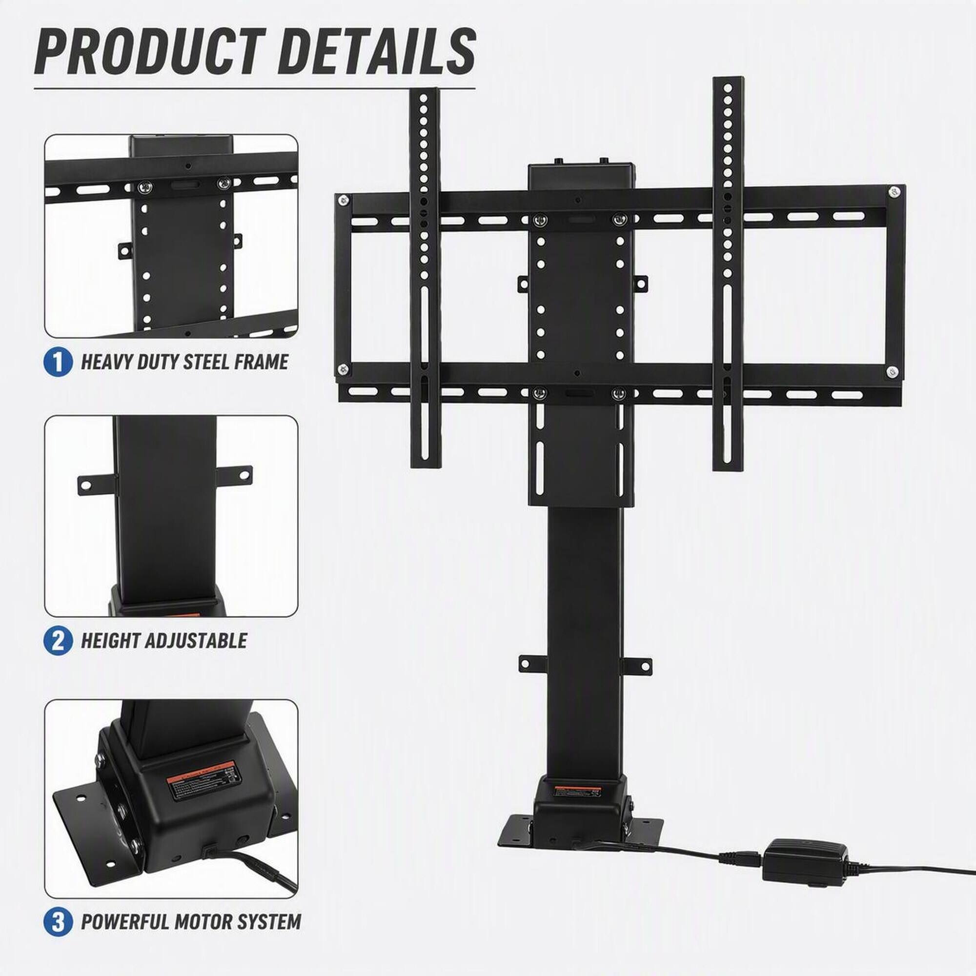 PRODUCT DETAILS
1. HEAVY DUTY STEEL FRAME
2. HEIGHT ADJUSTABLE
3. POWERFUL MOTOR SYSTEM