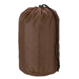 Unique Bargains - Stuff Sack, Nylon Waterproof Storage Sack, Portable Drawstring Dry Bag with Toggle, 9x16Inch, for Camping - Brown