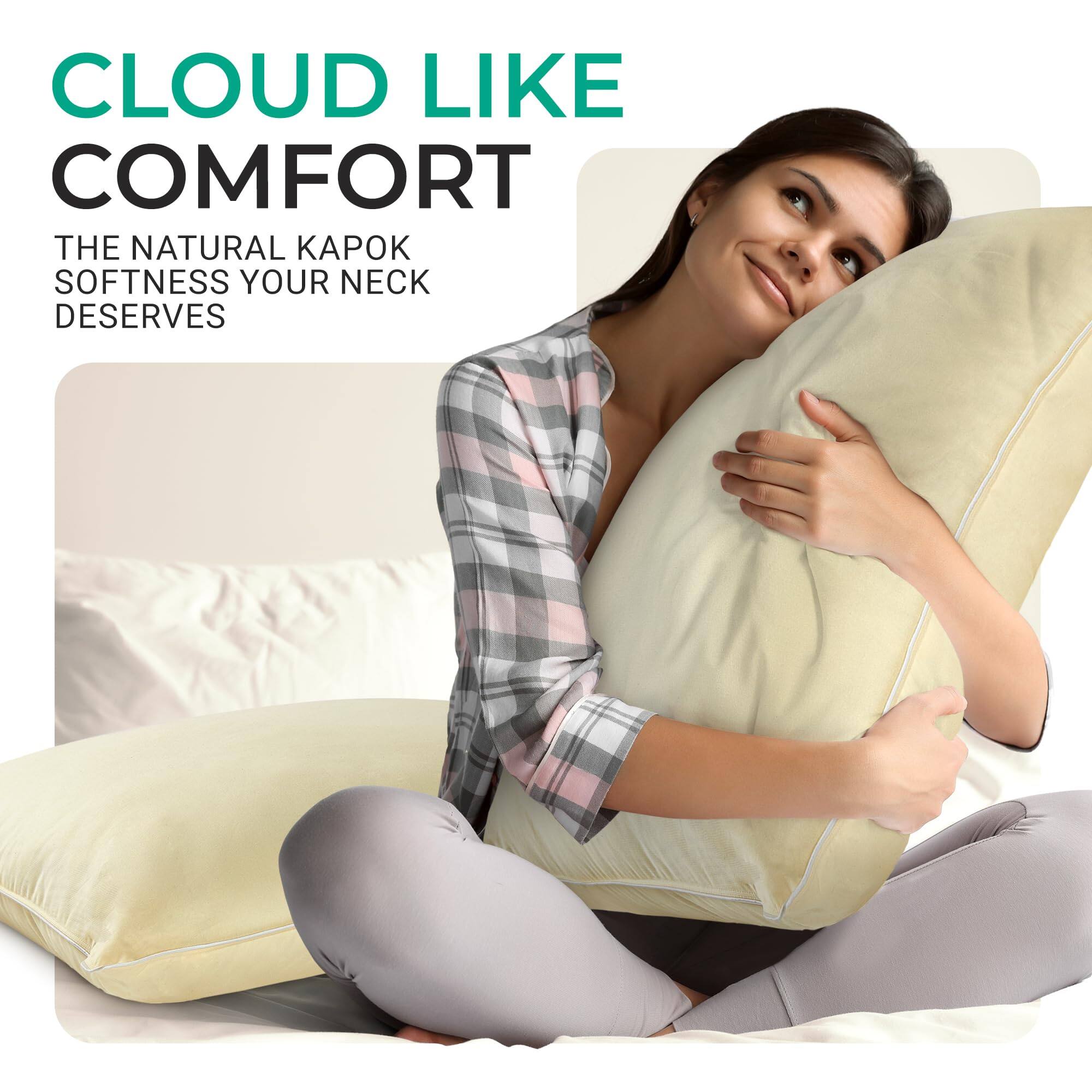 CLOUD LIKE COMFORT  
THE NATURAL KAPOK SOFTNESS YOUR NECK DESERVES