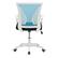 Alt View 13. CorLiving - Workspace Mesh Back Office Chair - Teal and White.