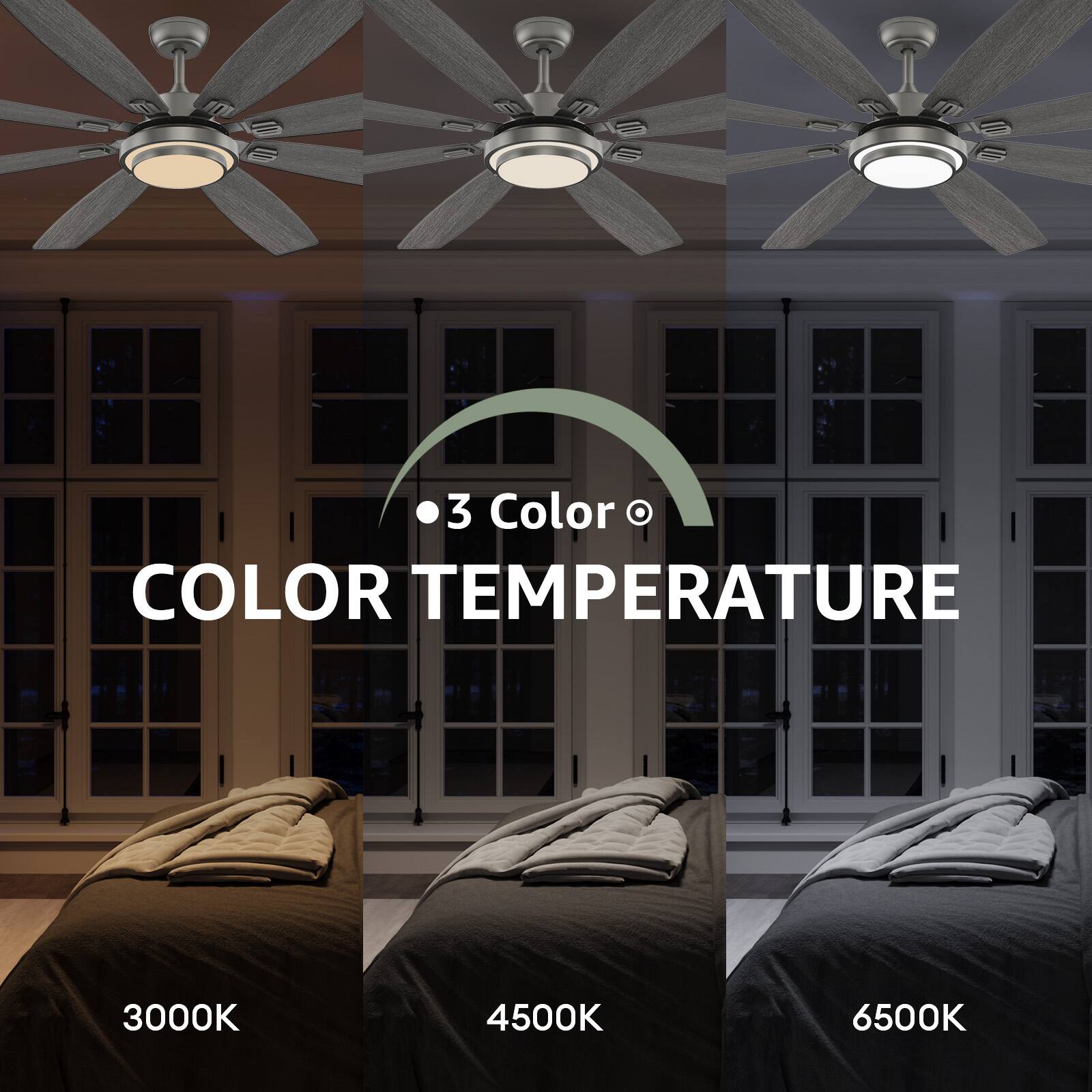 3 Color  
COLOR TEMPERATURE  
3000K  
4500K  
6500K