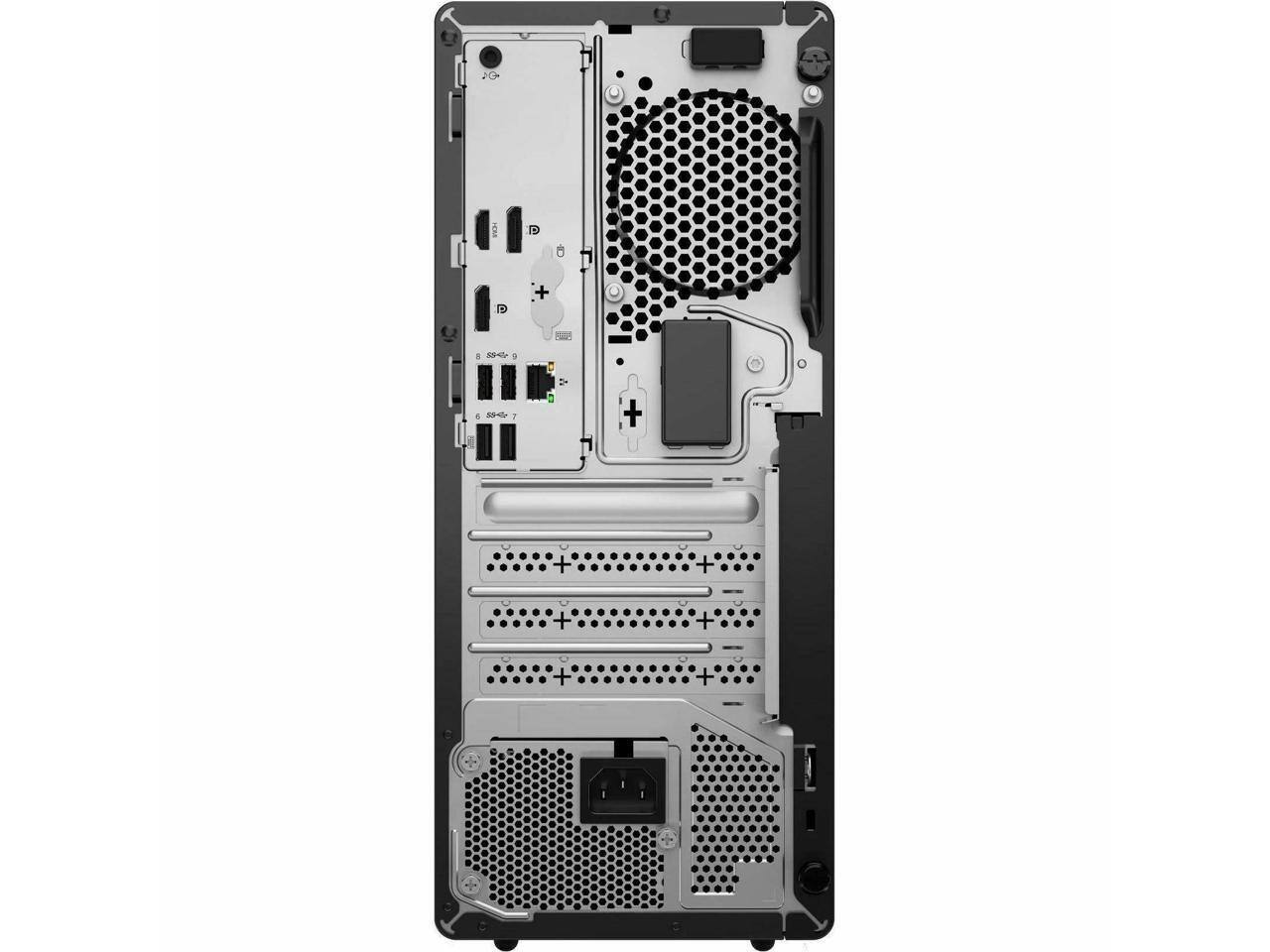 Alt View 2. Lenovo - Lenovo ThinkCentre M70t Gen 6 - Intel Core Ultra 7 265 - vPro - 16GB - 512GB SSD - Q870 - Win 11 Pro - Black.