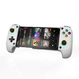 Cluzine - Portable Wireless Bluetooth Gamepad for Mobile and Console Gaming - White