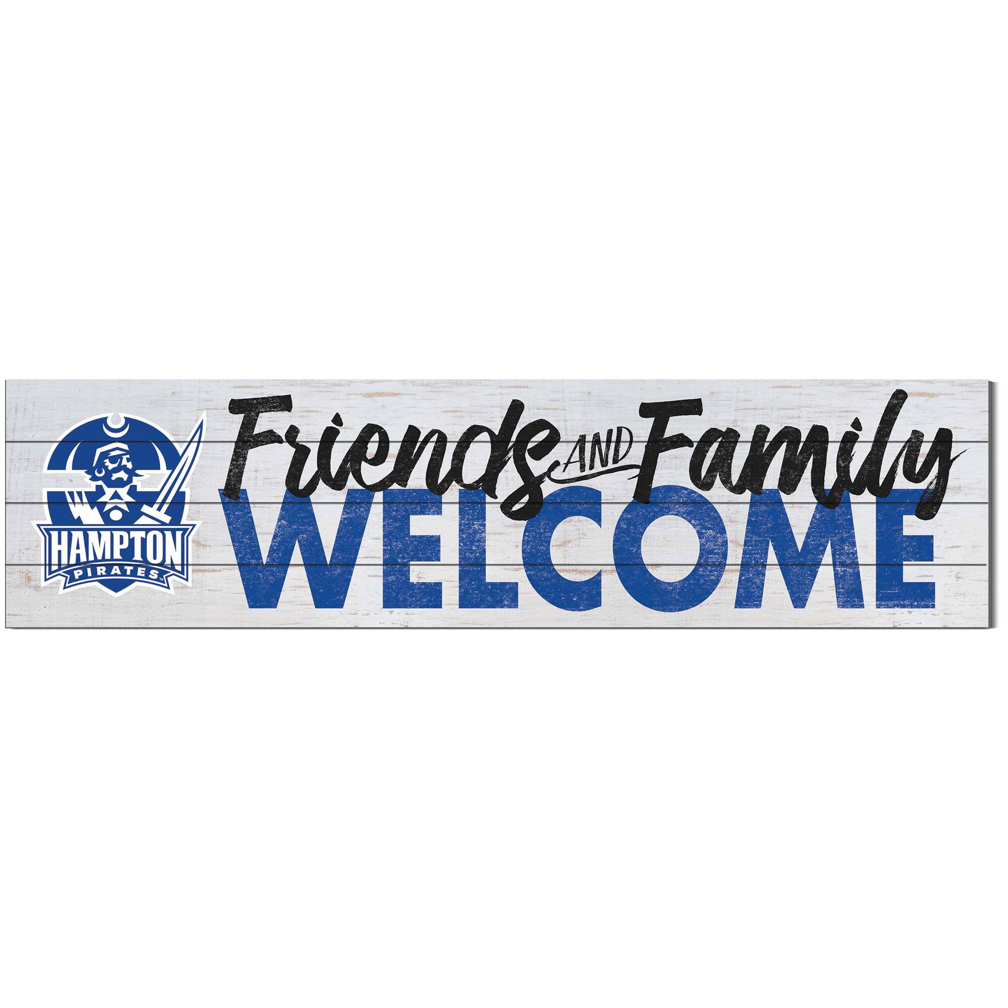 Hampton Pirates 10'' x 40'' Friends & Family Welcome Sign