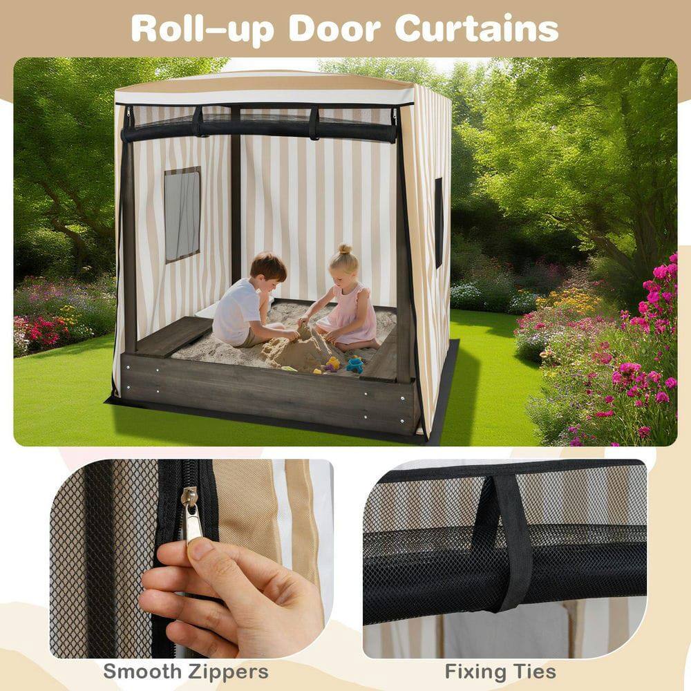 Roll-up Door Curtains

Smooth Zippers

Fixing Ties