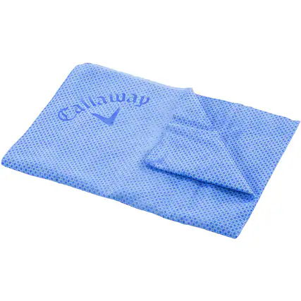 Front. Callaway - Callaway Golf Cooling Towel - Blue.