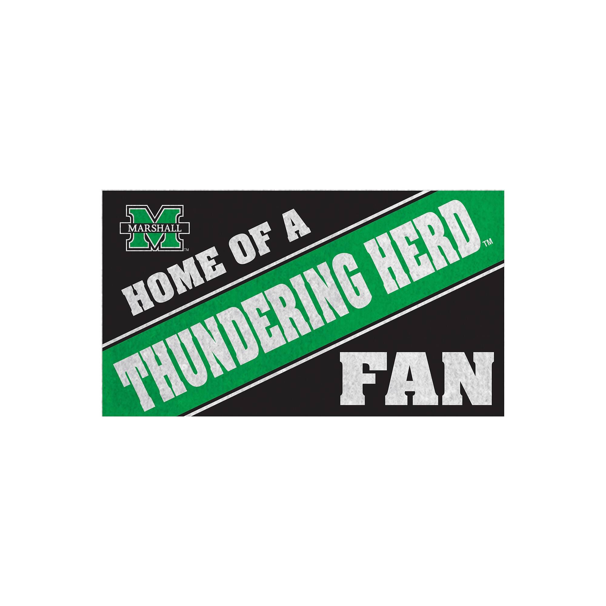 M MARSHALL A TM OF A THUNDERING HERD HOME FAN